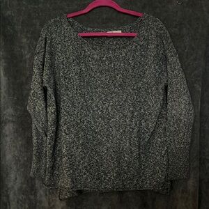 Hollister Gray Heathered Crew Neck Sweater